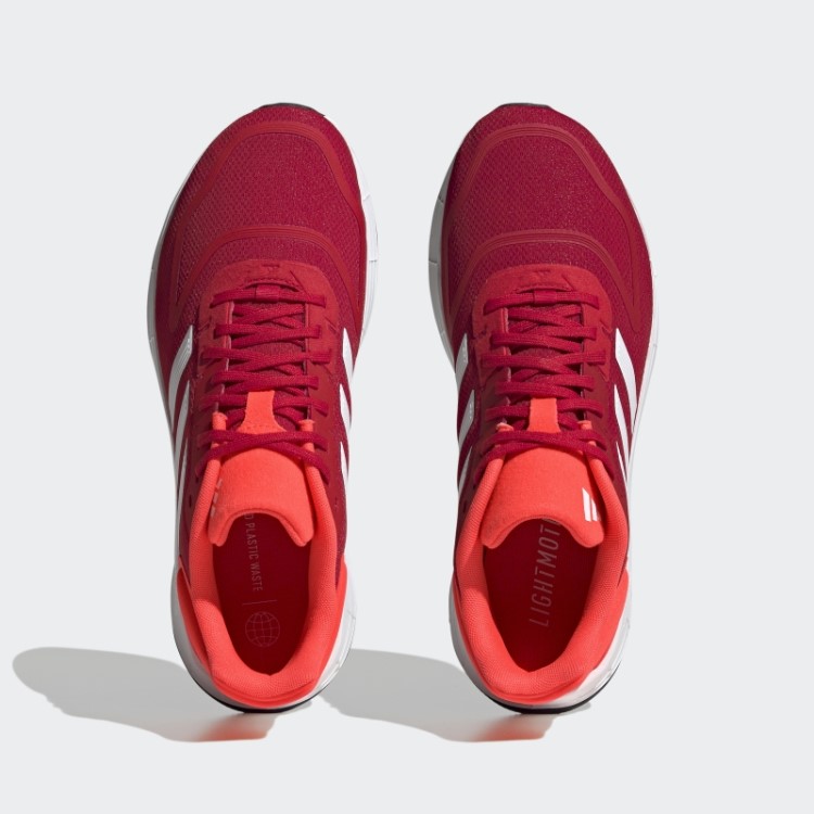 Sapatos Vermelhos Adidas Duramo 10 Moda