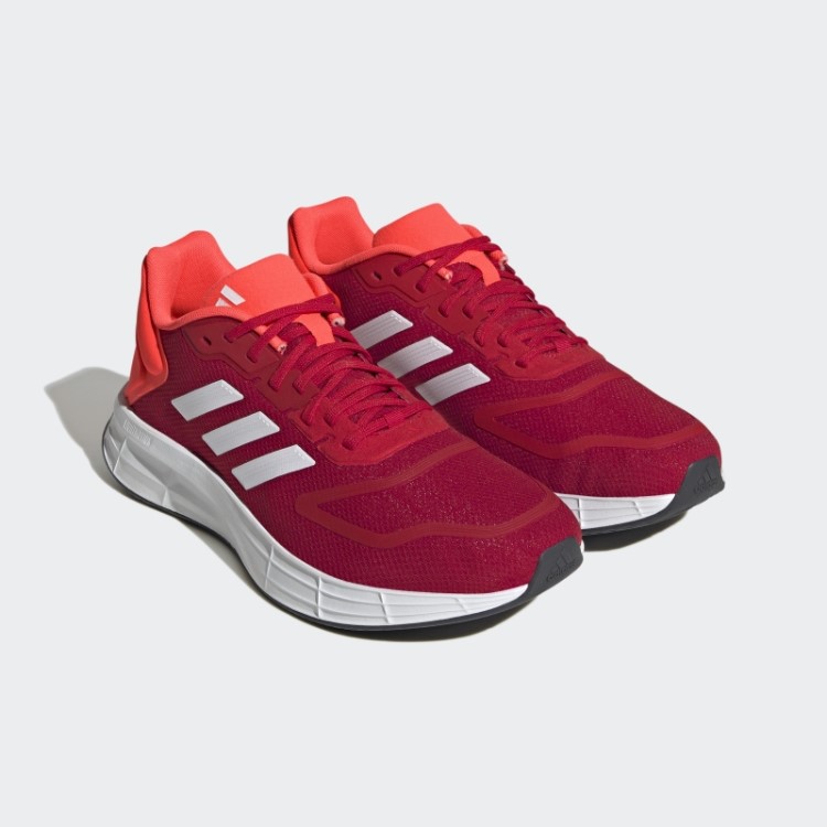 Sapatos Vermelhos Adidas Duramo 10 Moda