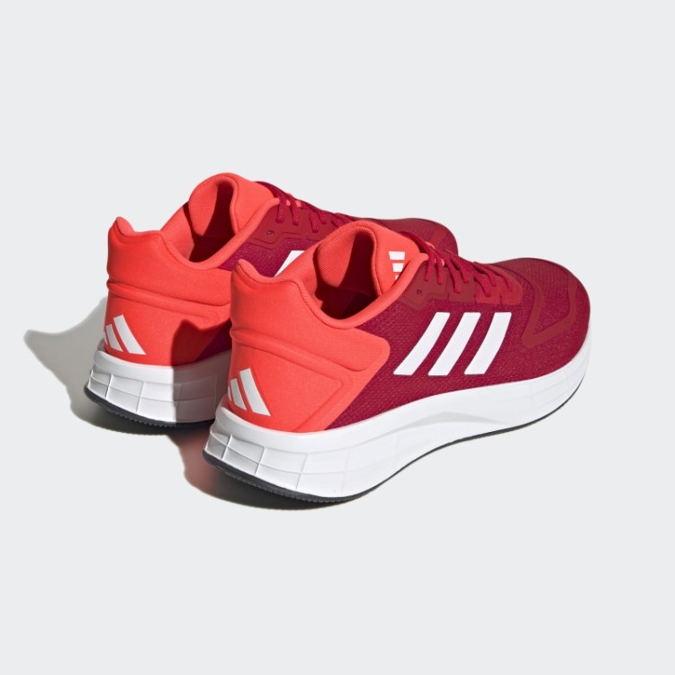 Sapatos Vermelhos Adidas Duramo 10 Moda