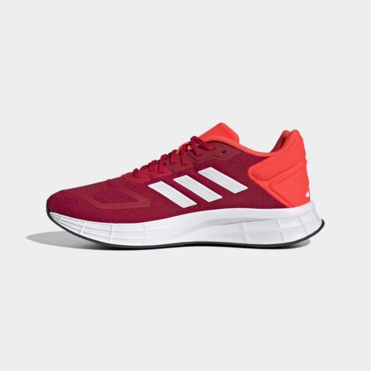 Sapatos Vermelhos Adidas Duramo 10 Moda
