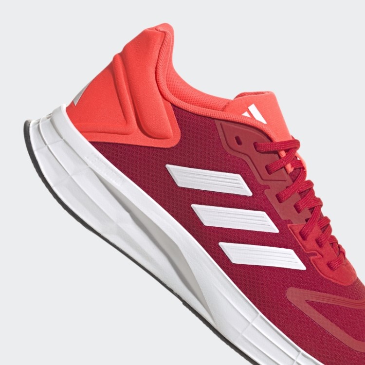 Sapatos Vermelhos Adidas Duramo 10 Moda