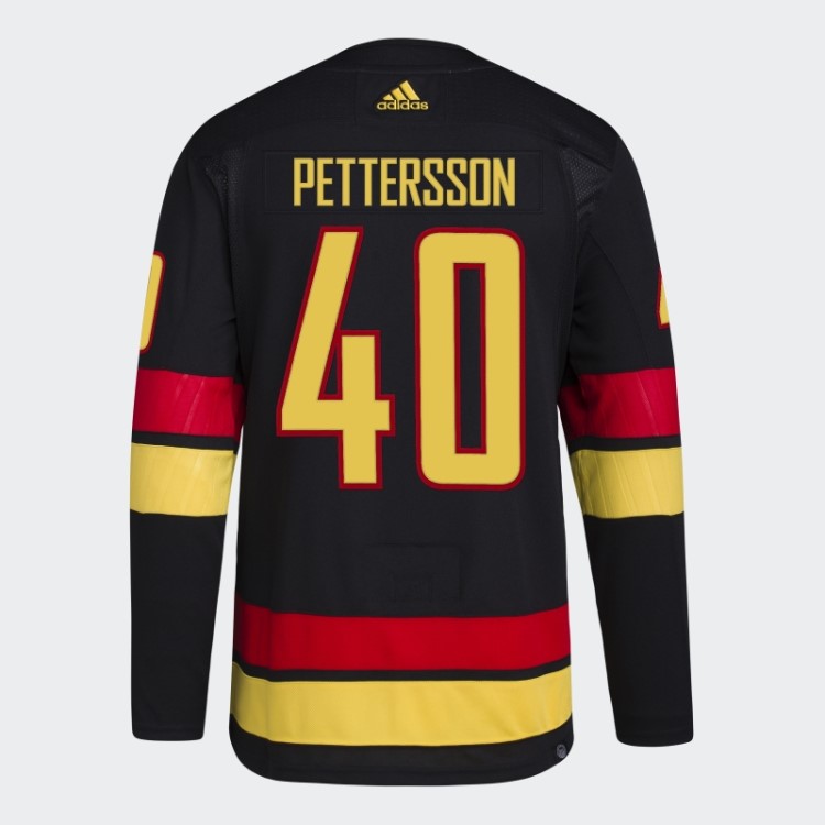 Camisa Preta Canucks Pettersson Terceira Autêntica Adidas
