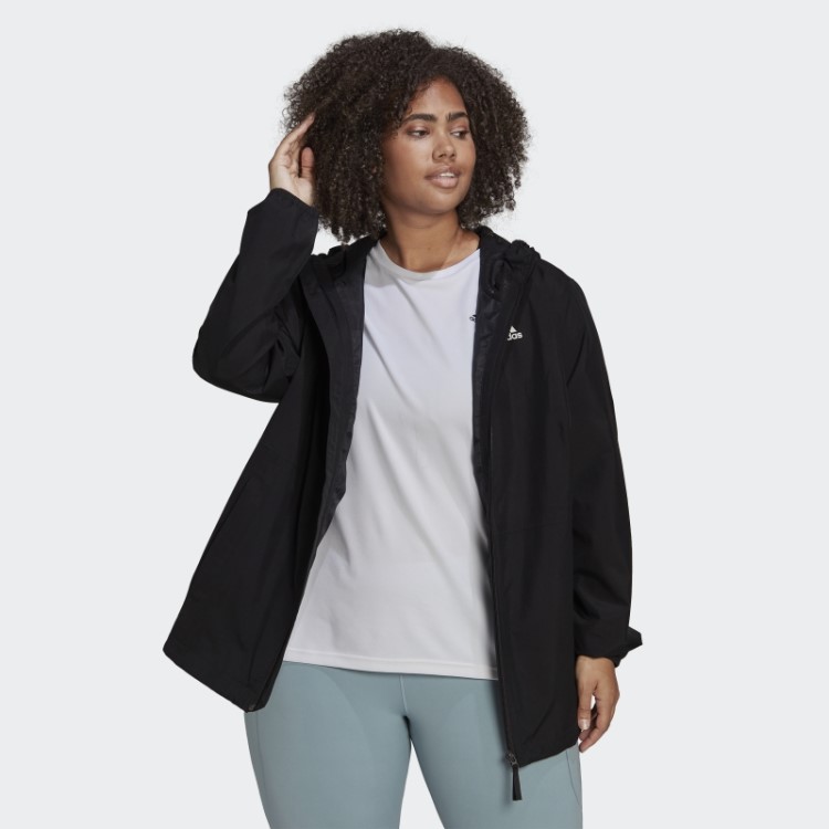 Jaqueta Essentials Rain.rdy (tamanho Grande) Preto Adidas
