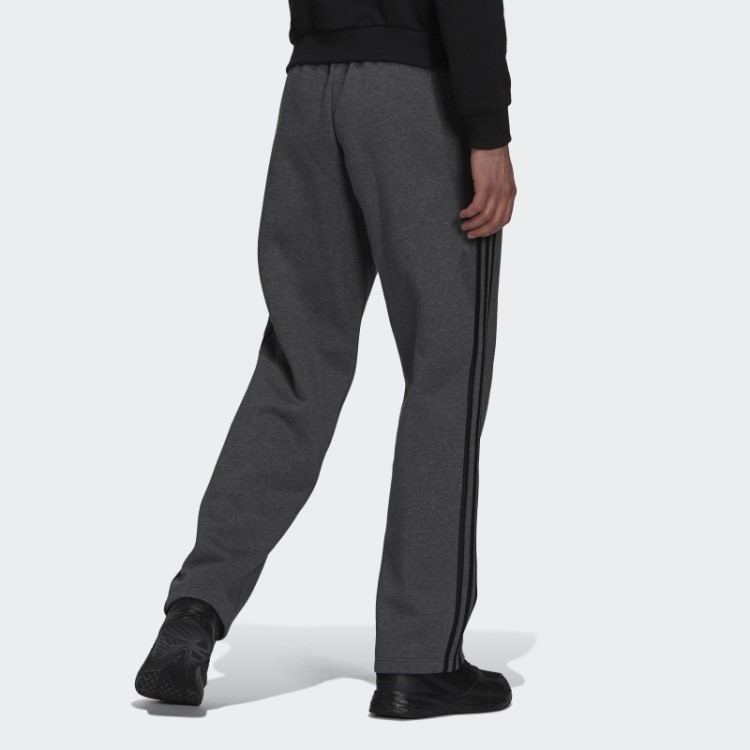 Calça De Lã Com Bainha Aberta E Bainha Aberta Com As Três Listras Adidas