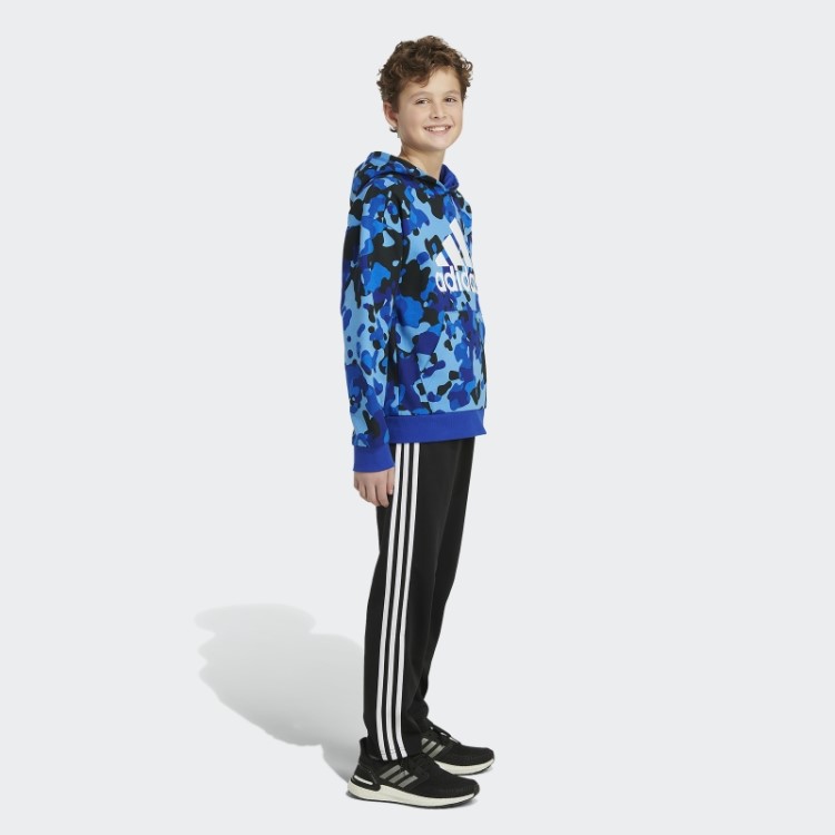 Pulôver Camuflado Com Capuz Azul Royal Adidas