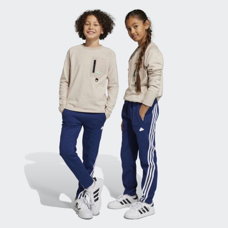Future Icons Calça Jogger Com As Três Listras Azul Escuro Adidas
