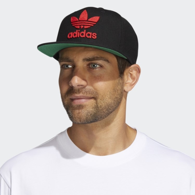 Boné Preto Adidas Trefoil Chain Snapback