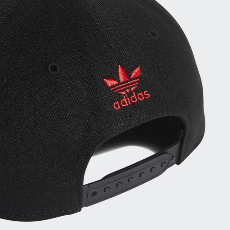 Boné Preto Adidas Trefoil Chain Snapback