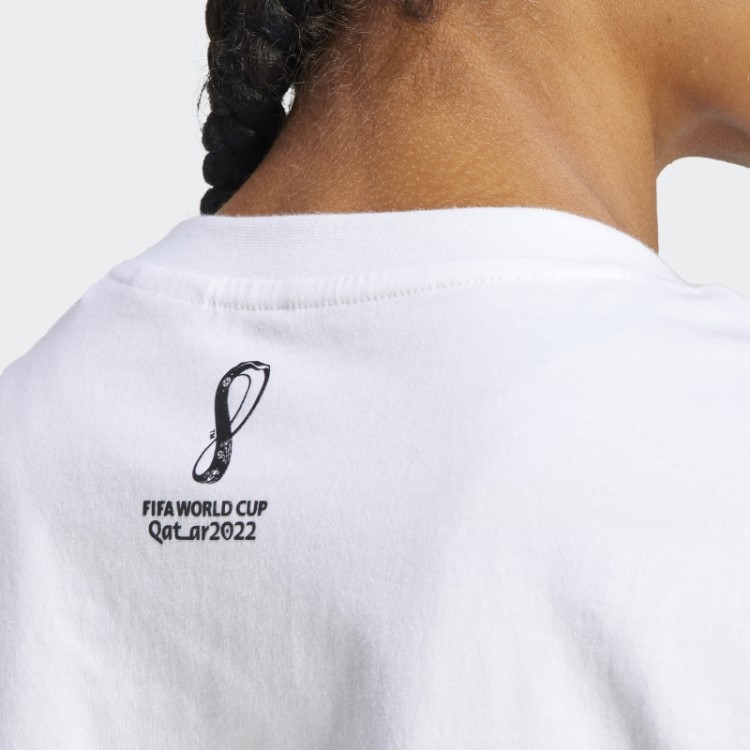 Camiseta Branca Adidas Copa Do Mundo Fifa 2022 Alemanha