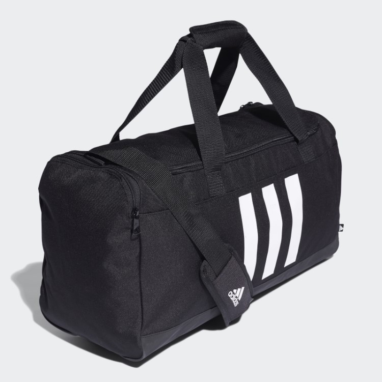 Bolsa Esportiva Adidas Essentials Com As Três Listras Preta Média