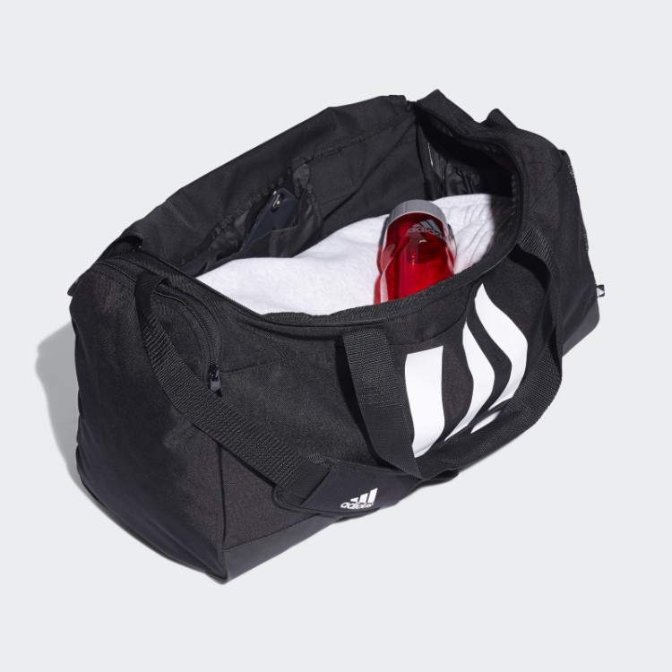 Bolsa Esportiva Adidas Essentials Com As Três Listras Preta Média
