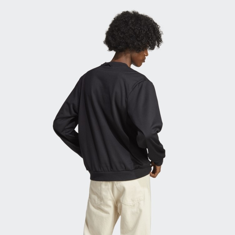 Moletom Gola Careca Adidas Adventure Inverno Preto