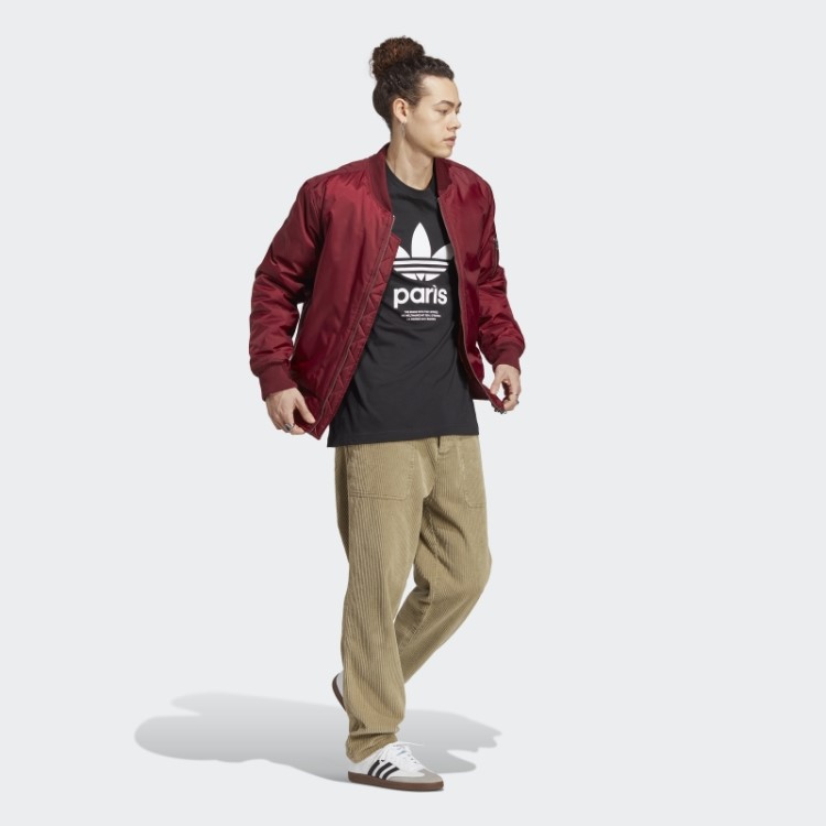 Camiseta Adidas Icone Paris City Originals Preta