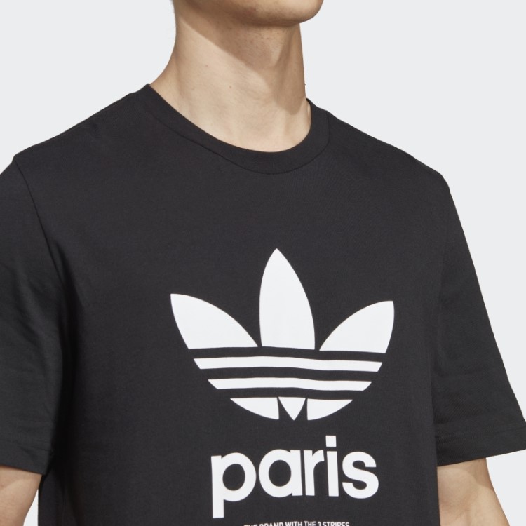 Camiseta Adidas Icone Paris City Originals Preta