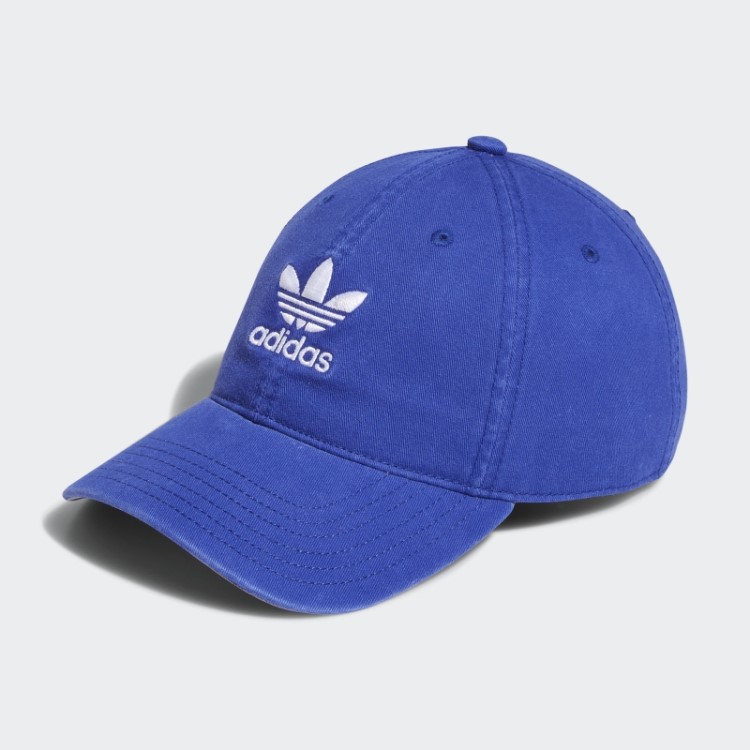 Chapéu Azul Relaxado Strapback Adidas