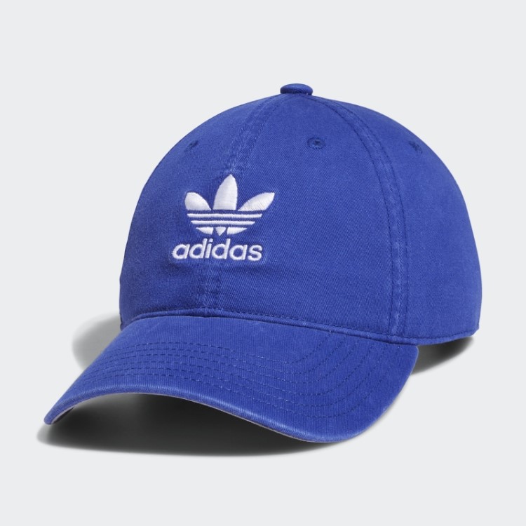 Chapéu Azul Relaxado Strapback Adidas
