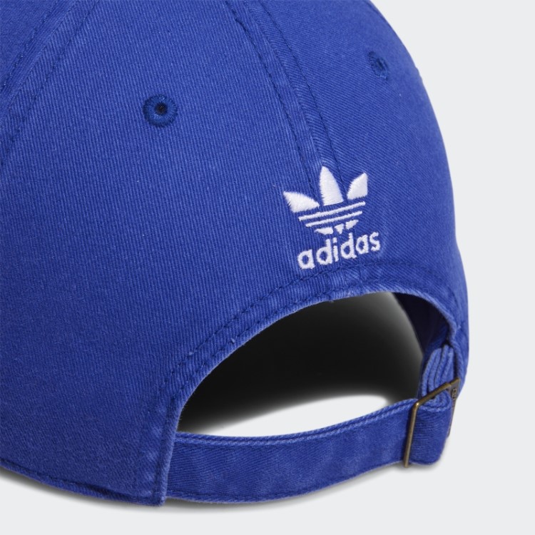 Chapéu Azul Relaxado Strapback Adidas