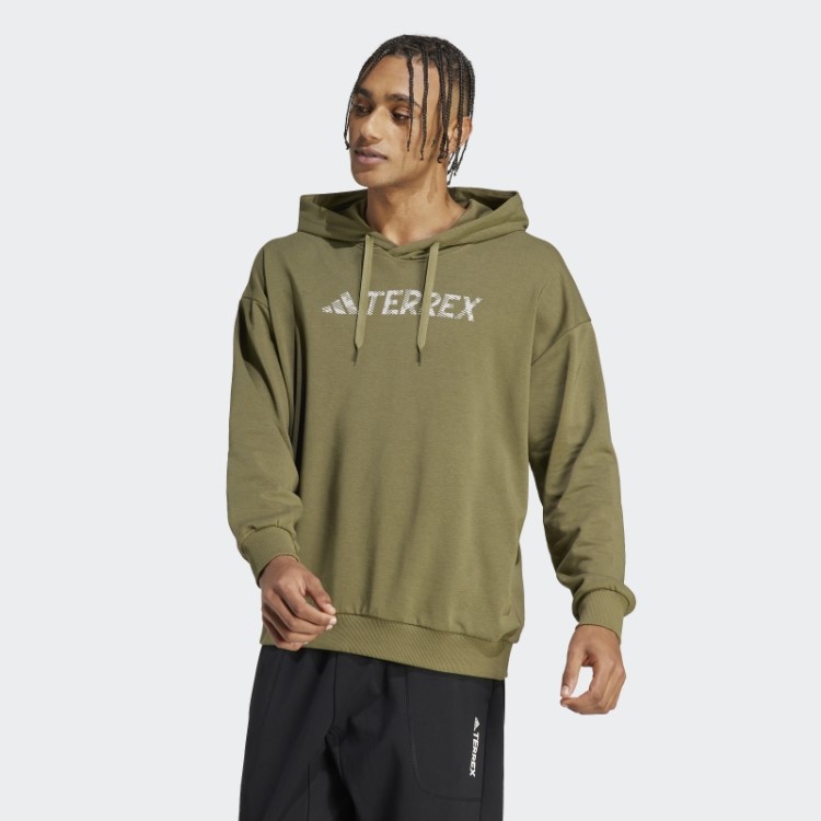 Moletom Com Logo Grande Terrex (gênero Neutro) Adidas Olive