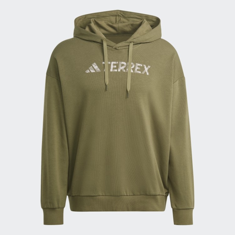 Moletom Com Logo Grande Terrex (gênero Neutro) Adidas Olive