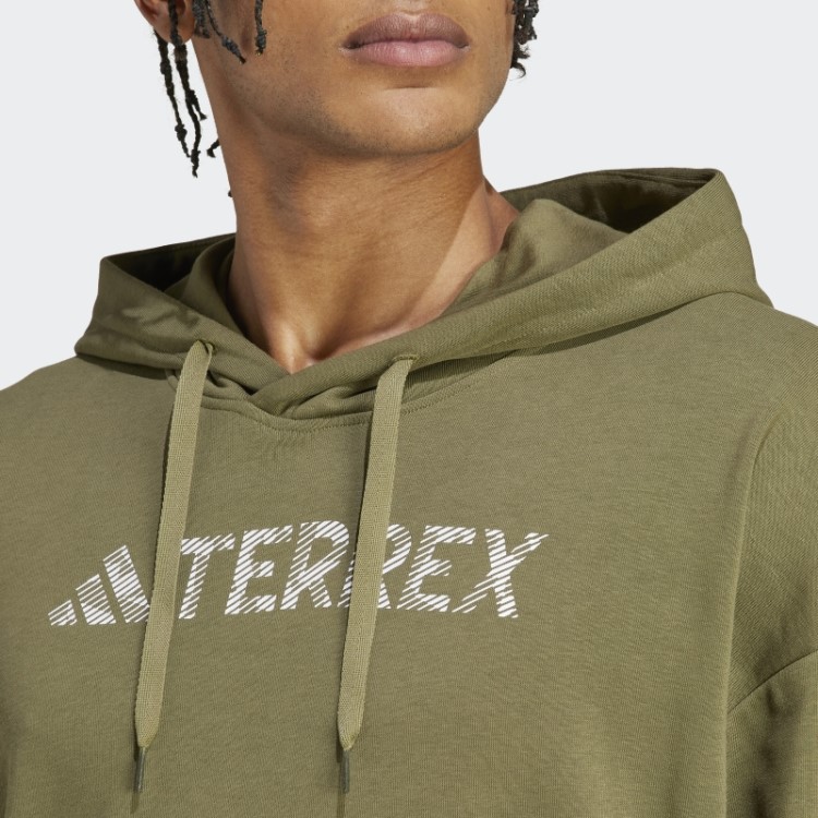 Moletom Com Logo Grande Terrex (gênero Neutro) Adidas Olive