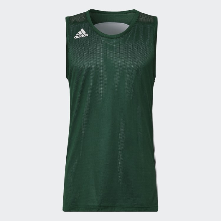 Camisa Reversível De Velocidade 3g Adidas Verde Escuro