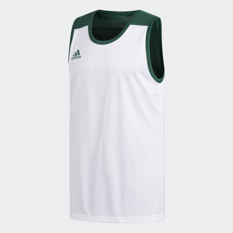 Camisa Reversível De Velocidade 3g Adidas Verde Escuro