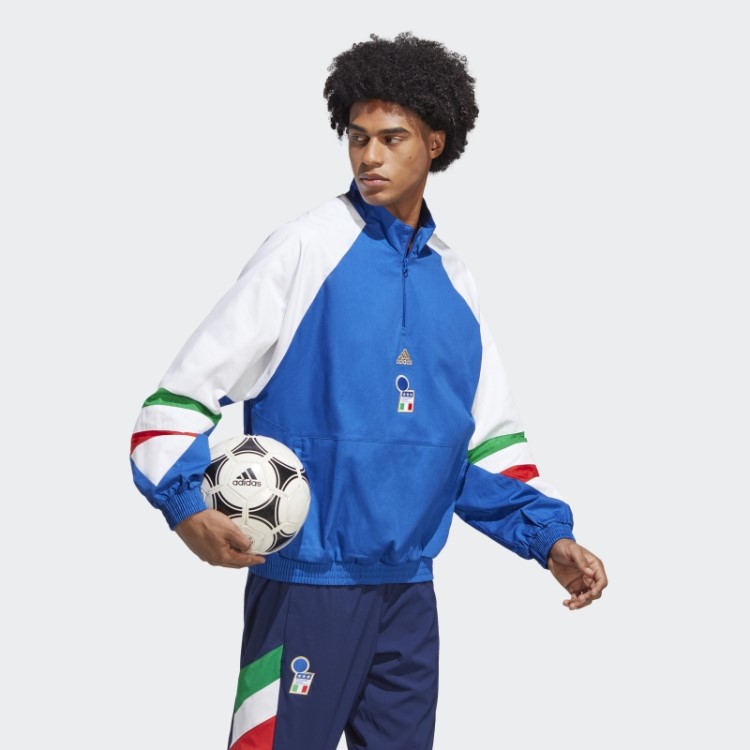 Top Adidas Azul Royal Italia Icon