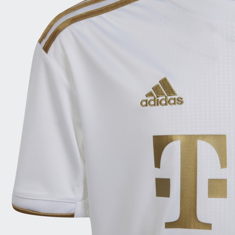 Adidas Fc Bayern 22/23 Away Jersey Futebol Escuro Moda Ouro