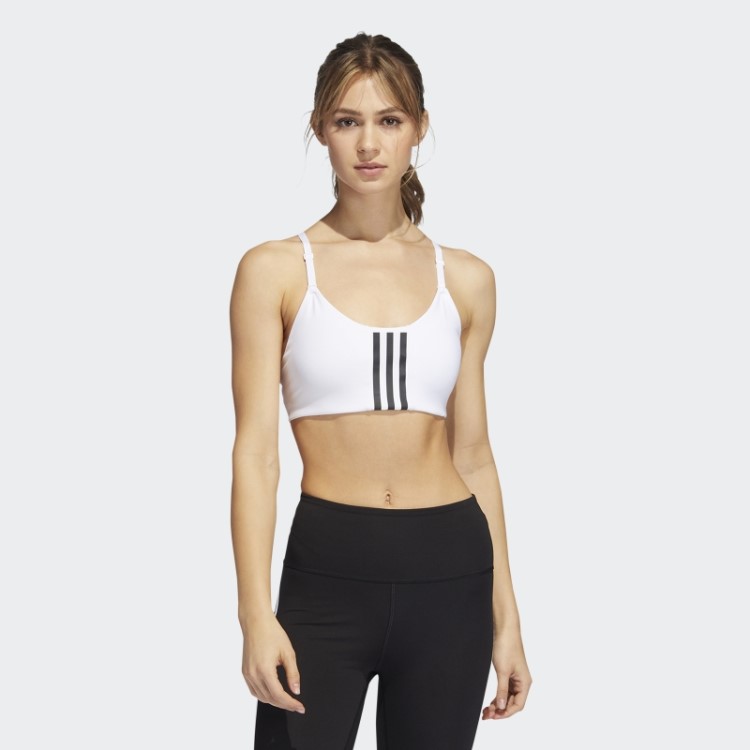 Sutiã Branco Adidas Aeroimpact Training Leve