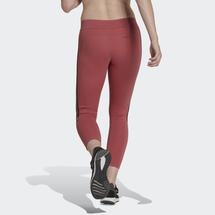 Aeroready Projetado Para Mover Leggings 7/8 Com Toque De Algodão Vermelho Adidas