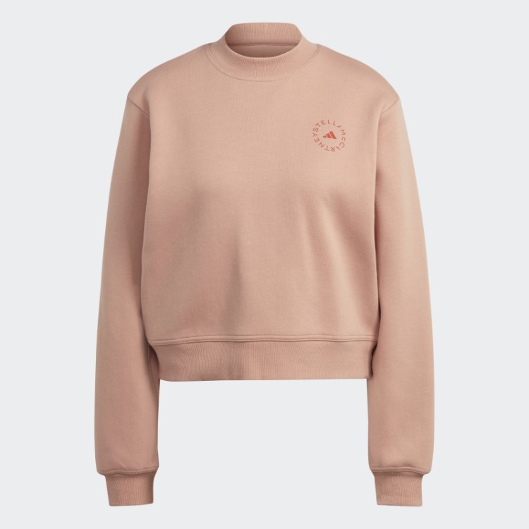 Adidas By Stella Mccartney Moletom Macio Amêndoa Quente