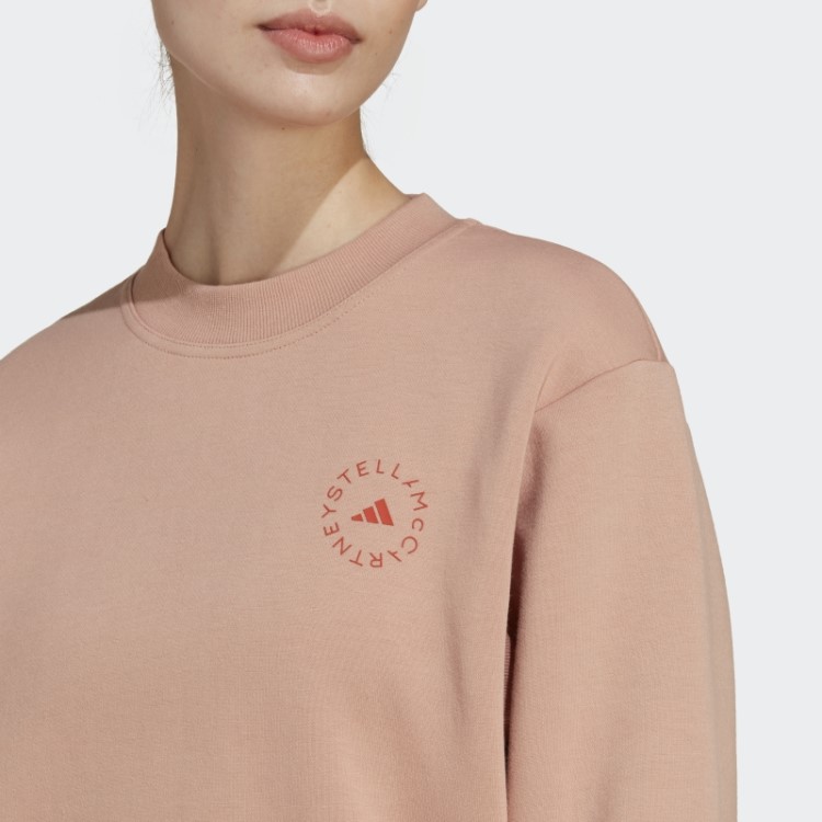 Adidas By Stella Mccartney Moletom Macio Amêndoa Quente