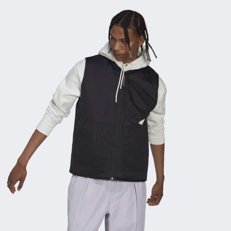 Colete Puffer Preto Adidas Quente