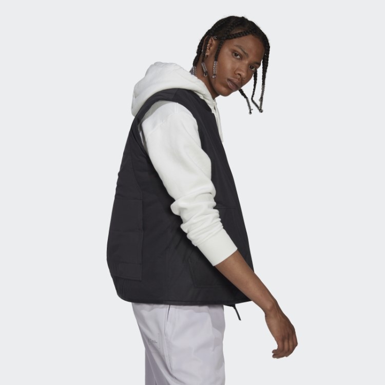 Colete Puffer Preto Adidas Quente