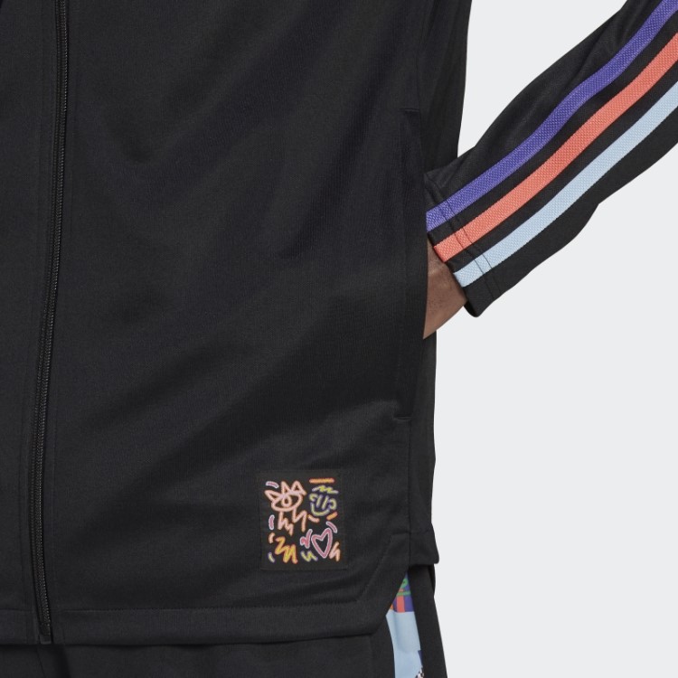 Jaqueta Tiro Orgulho Adidas Preto