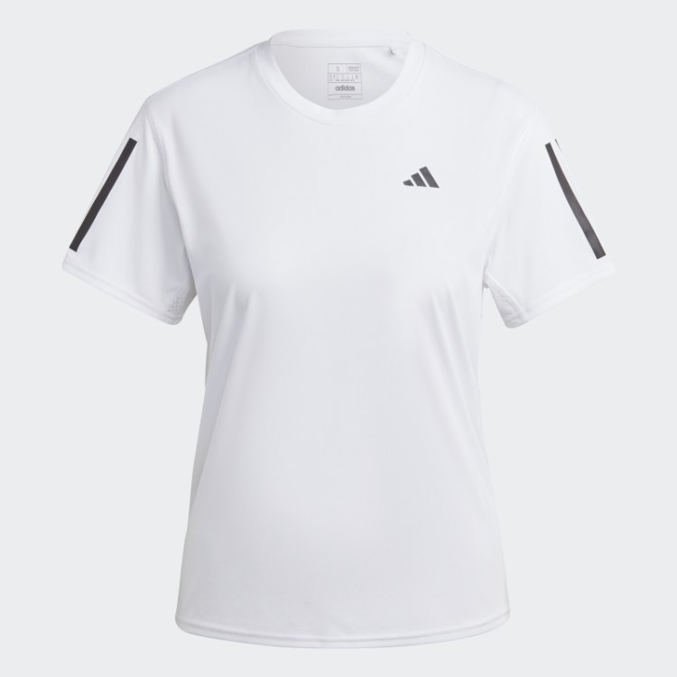 Adidas Branca Possui A Camiseta Run