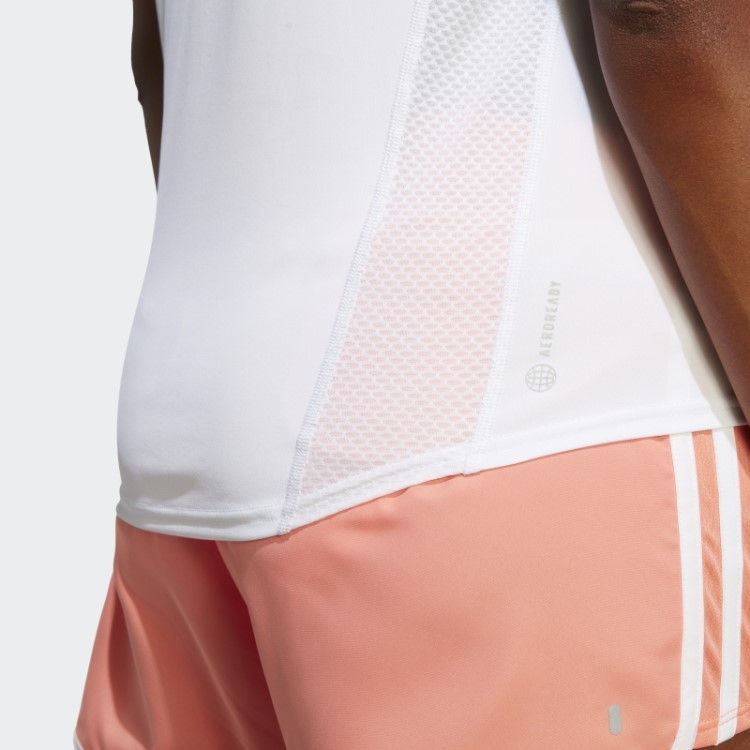 Adidas Branca Possui A Camiseta Run