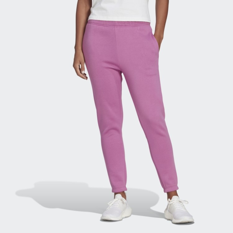 Calça Studio Lounge Regular Fit Lilás Adidas Fashion