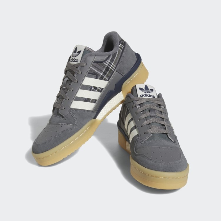 Adidas Forum Exibe Sapatos Baixos Cinza