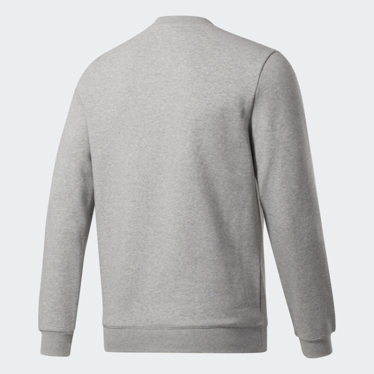 Nhl Fleece Crew Adidas Cinza Médio