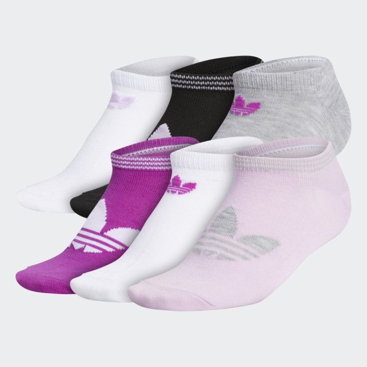 Meias Trefoil Superlite No-show 6 Pares Roxo Claro Adidas