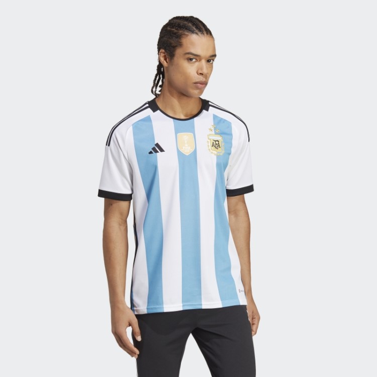 Branco Adidas Argentina 22 Vencedores Home Jersey Homens