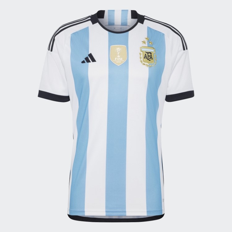 Branco Adidas Argentina 22 Vencedores Home Jersey Homens