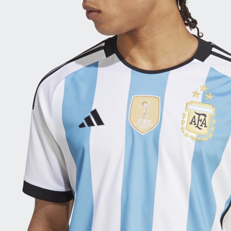 Branco Adidas Argentina 22 Vencedores Home Jersey Homens