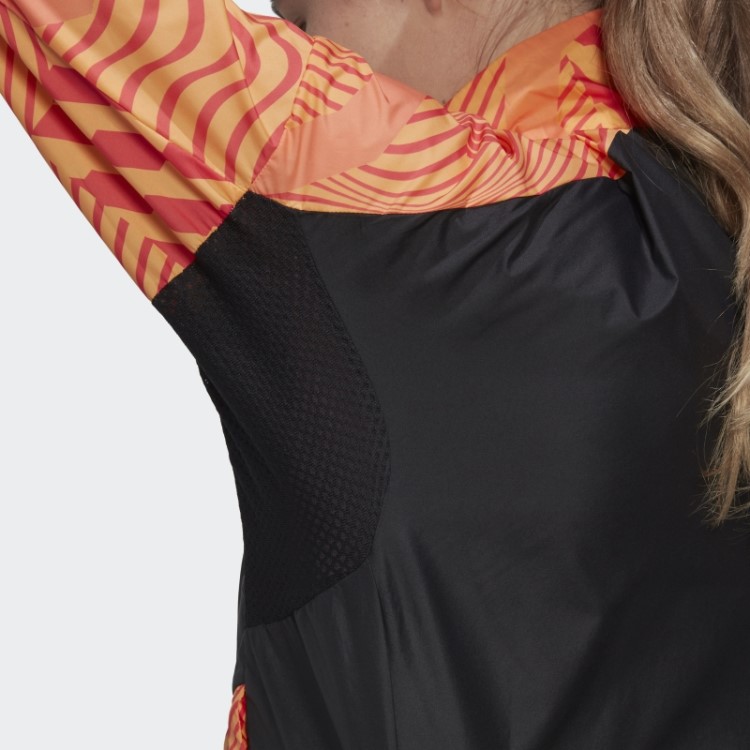 Jaqueta Terrex Lilás Para Trilha Com Estampa Bca Adidas