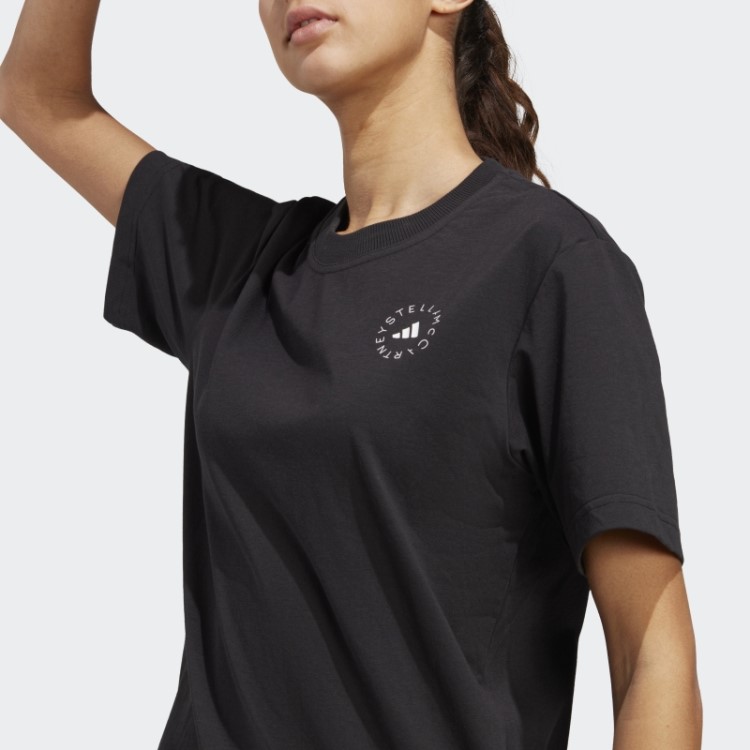 Camiseta Preta Adidas By Stella Mccartney Truecasuals Regular Para Roupas Esportivas Quente