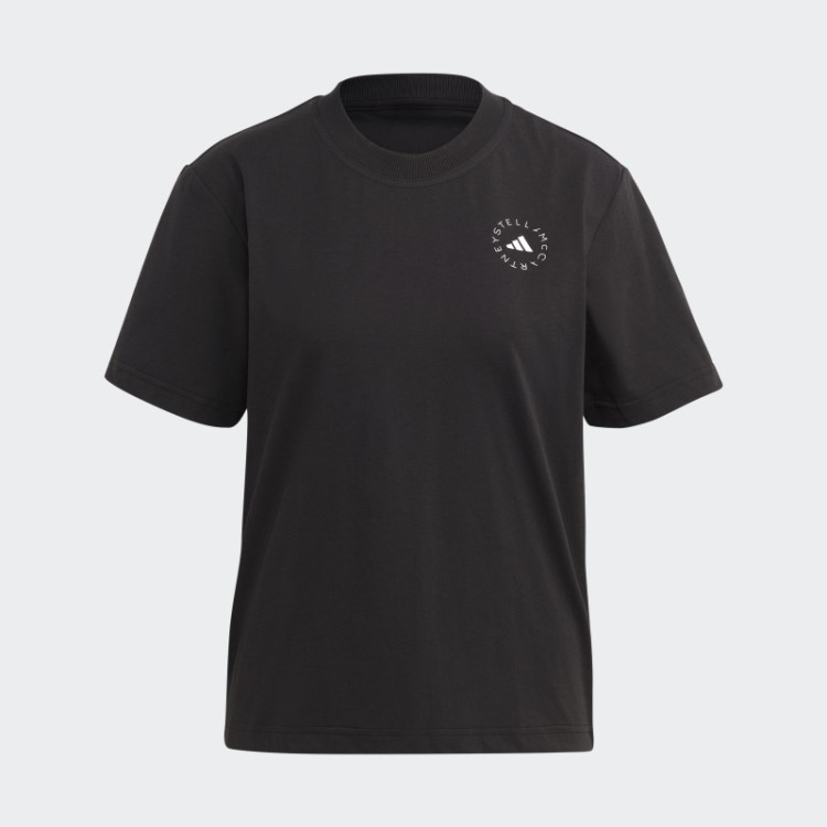 Camiseta Preta Adidas By Stella Mccartney Truecasuals Regular Para Roupas Esportivas Quente