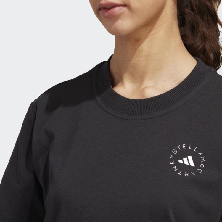 Camiseta Preta Adidas By Stella Mccartney Truecasuals Regular Para Roupas Esportivas Quente
