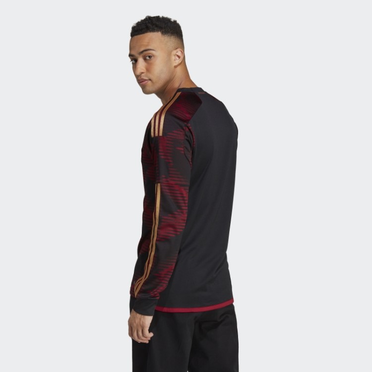 Adidas Camisa Preta Alemanha 22 De Manga Longa