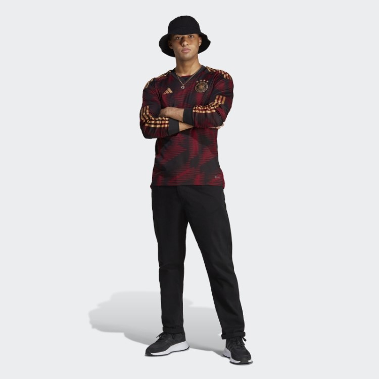 Adidas Camisa Preta Alemanha 22 De Manga Longa